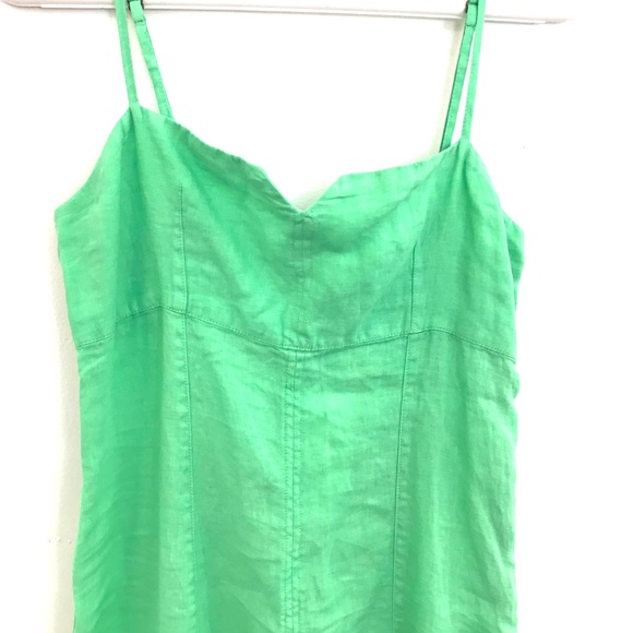 NWT Joie dress women 4 midi 100% linen summer old money quiet luxury capsule - Picture 3 of 16